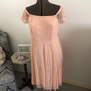 Beautiful peach dress NWT